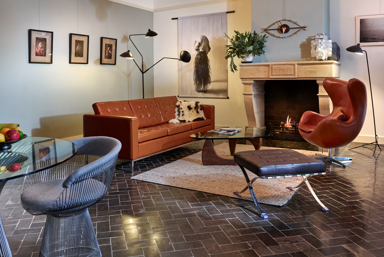 lounge stoelen | egg chair | florence sofa | wire chair